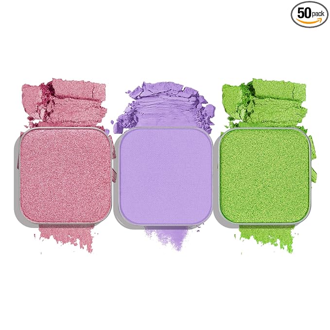 3-Color Eyeshadow Combo Pack – Matte & Shimmer Neutral Shades,Powder, Highly Pigmented, Long-Lasting, Refills Pans for Custom Magnetic Palette
