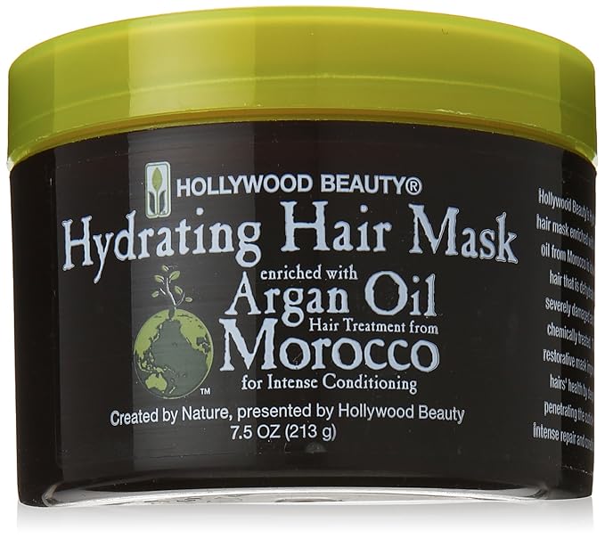 Hollywood Argan Oil Hair Mask, 7.5 Oz