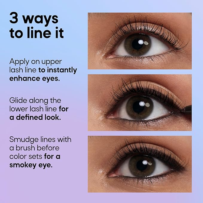 Almay All-Day Eyeliner Pencil, Hypoallergenic, Cruelty-Free, Oil-Free, Fragrance-Free, Ophthalmologist Tested, Long Wearing and Water Resistant (Packaging May Vary), Black Amethyst, 0.01 oz