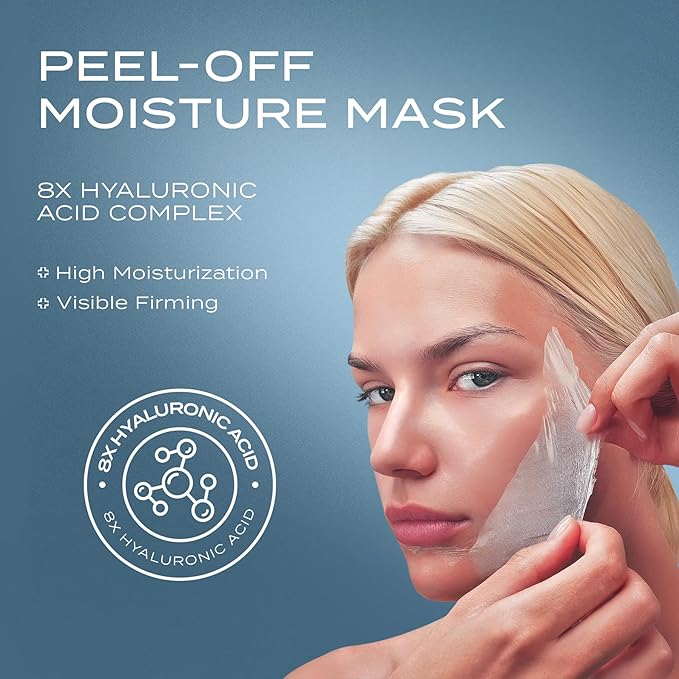 Overnight Collagen Wrapping Mask - Niacinamide Peel Off Face Mask for Dark Spots & Hyperpigmentation - Deep Hydrating Glass Skin Night Facial Mask - Mess-Free, Vegan K-Beauty Inspired