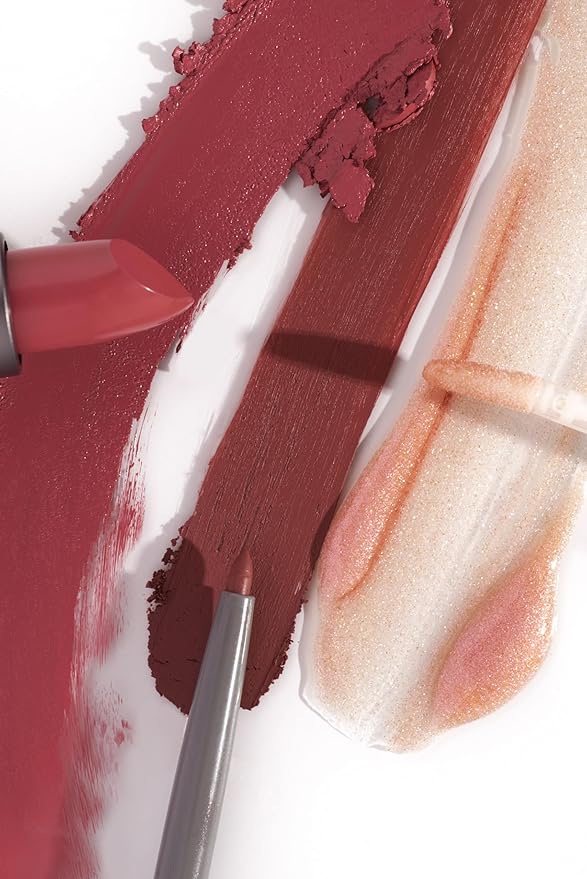 Rinna Beauty Lip Kit - Rodeo Drive - All in One Perfect Rose Lip Color - Includes Lipstick, Lip Gloss, and Lip Liner - Vegan Formula, Long-lasting, Anti-Aging, Moisturizing, Cruelty-Free - 1 each