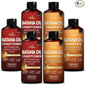 Batana Oil Shampoo & Conditioner Bundle, Aloe Vera Leaf Juice, Saw Palmetto, Caffeine, Biotin, Jojoba, Pumpkin Seed, Castor, Rosemary & Hydrolyzed Rice Protein, 10.15 fl oz Citrus Scent, 3 Pack