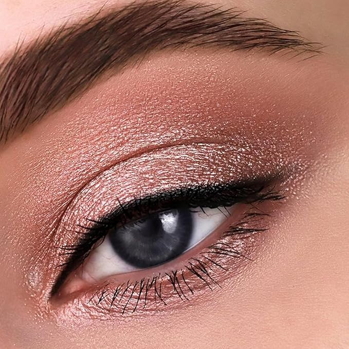 Liquid Eyeshadows, Long-lasting Liquid Glitter-Eyeshadows Colorful Eye Shadows for Eye-Makeup (Rose Gold)