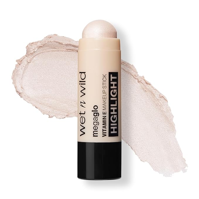 wet n wild MegaGlo Makeup Stick, Buildable Color, Versatile Use, Cruelty-Free & Vegan - Moonlike