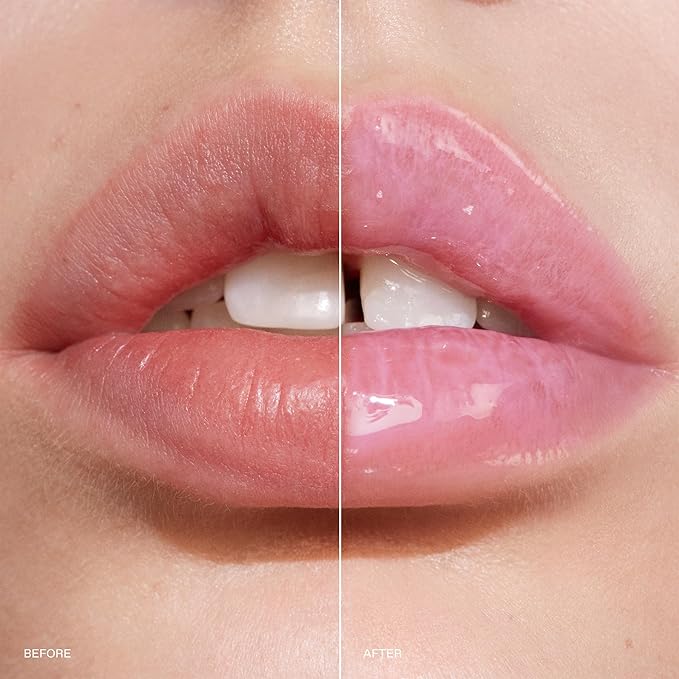 r.e.m. beauty by ariana grande | Essential Drip Glossy Balm in Skinny Dipped | High Shine Nourishing Lip Balm | Hydrating Hyaluronic Acid | Smooth Glossy Finish
