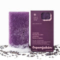T.Taio Esponjabon Soap Sponge - Cleansing Shower Scrubber - Cleaning Bath Wash Scrub - Oil Removal - Massage & Lather Foot, Elbow, & Face - Bathroom Accessories - Fresh Lavender Scent
