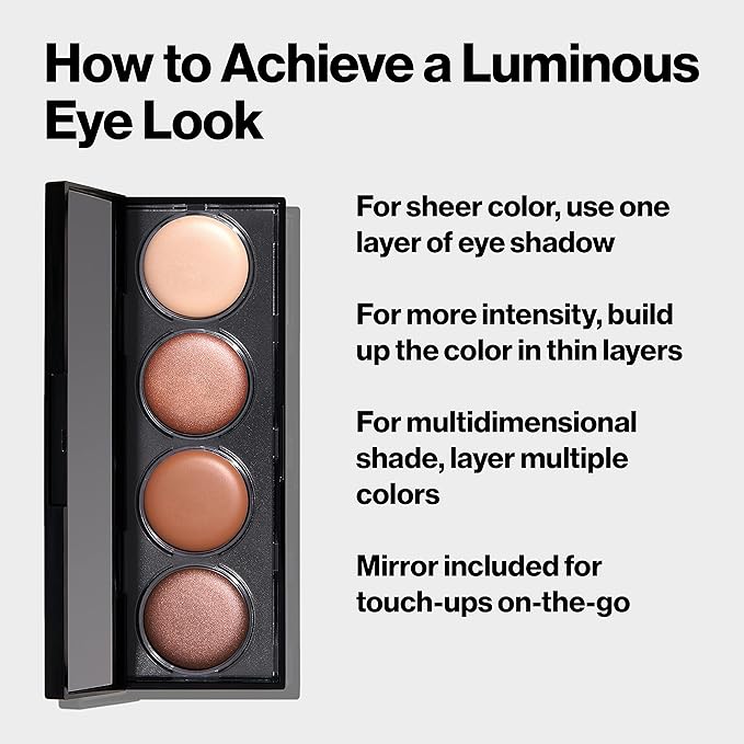 REVLON Illuminance Creme Shadow, 4 Shades, Skinlights - 1 set (Pack of 2)