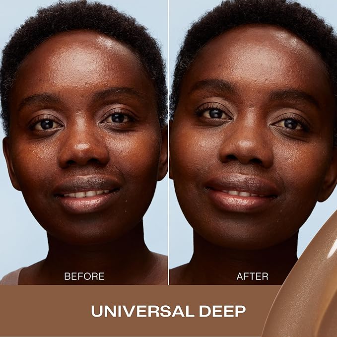 LUMENE Invisible Illumination Instant Glow Beauty Serum | Universal Deep Shade | Face Makeup & Brightening Serum | Lightweight, Buildable Coverage | Vegan | 30 ml