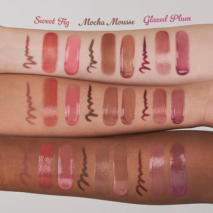 rom&nd Volume Hack Trio Mocha Mousse Lip Set | K-Beauty Plumping Gloss, Hydrating Balm & Smooth Liner | Achieve Defined, High-Shine Lips for Viral Looks.