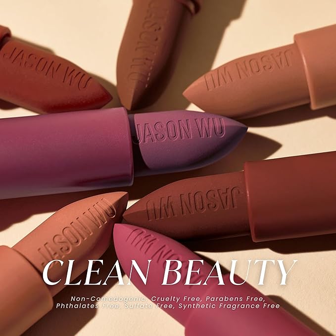 Jason Wu Beauty Hot Fluff Modern Matte Lipstick - 3-in-1 Lipstick, Blush, Shadow, 3.8g 0.134oz (Caramel Sundae, 3.8g)
