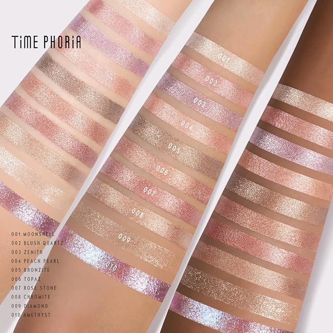 Illumina Jelly Gel Eyeshadow Stick, 002 Blus Quartz - Light Pink Shimmer Sparkle Finish, Cream Texture With Cooling Feel, Long-Lasting Crease-Proof Smudgeproof Eye Shine, Easy Application