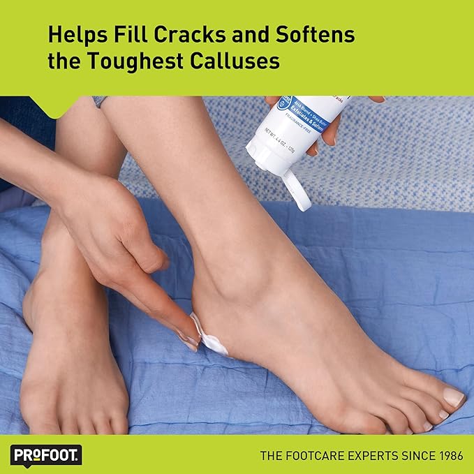 PROFOOT Heel Rescue Super Crack Foot Cream, Concentrated AHA Blend & Shea Butter, Moisturizes, Exfoliates, Softens & Aids Cracked Heel Repair, 4.4 Ounce (Pack of 3)