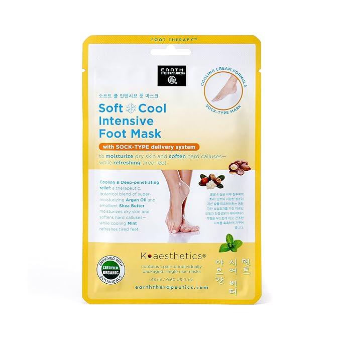 Anti-Aging Retinol Hand Mask and Soft Cool Intensive Foot Mask Combo Pack (2pack)