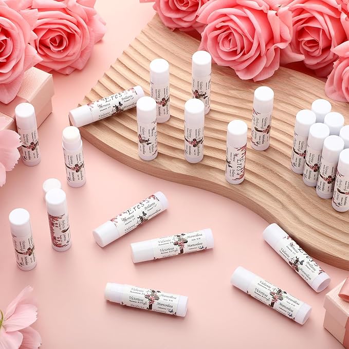 50 Pcs Christian Gifts for Women Spanish Religious Lip Balm Bulk Bible Verse Spanish Mother's Day Gifts for Women Faith Religious Scripture Church Party Favor for Teacher Coworker Employee