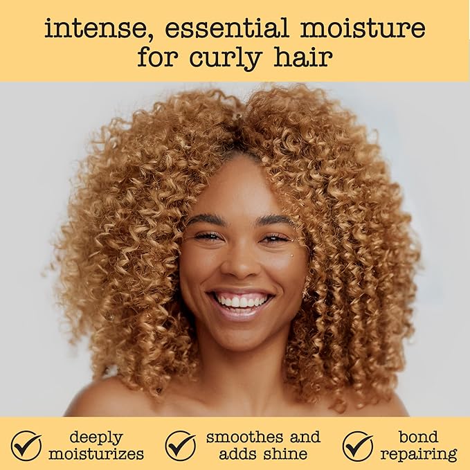 SAUCE Honey + Coconut Bond Repair Curly Hair Conditioner, 10.5 Fl Oz, Controls Frizz, Helps Repair Damage & Reduce Breakage with Lupine Protein & Squalane, No Sulfates & Parabens