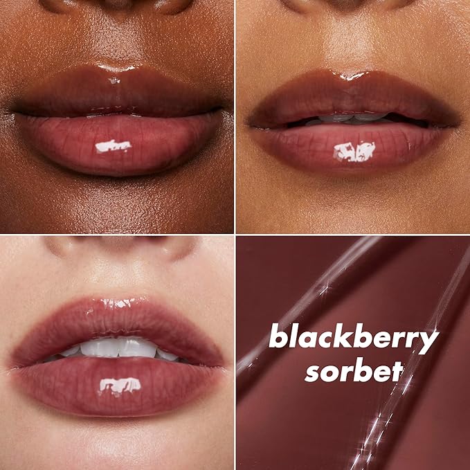 e.l.f. Glow Reviver Melting Lip Balm, Hydrating Tinted Lip Balm For A Glossy Finish & Soft, Supple Lips, Vegan & Cruelty-Free, Blackberry Sorbet
