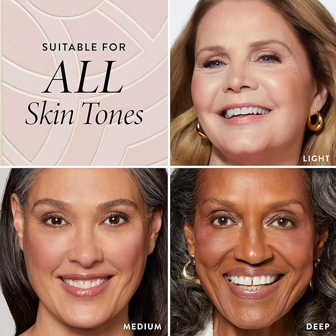 LAURA GELLER Baked Icons Complete Full Face Palette, Deep | All-in-One Makeup Palette with Baked Foundations, Blush, Bronzer, Highlighter, Eyeshadows | Coverage for Mature Skin | Travel-Friendly
