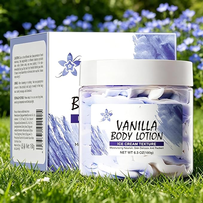 Lightweight Daily Body Moisturizer 180g – Soft Texture, Pleasant Scent for Normal Skin Vanilla One Size