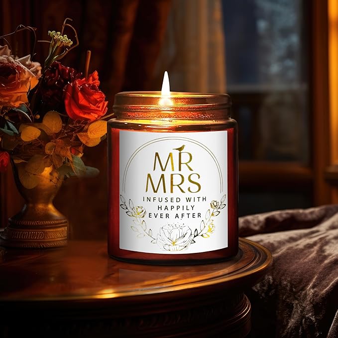 Daughter in Law Gift Candles - Funny Bridal Shower Wedding Mothers Day Birthday Gift for Daughter in Law, Sons Girlfriend - Fun Relax Gifts for Women Mom - Sea Salt Jasmine Spa Scented Candle