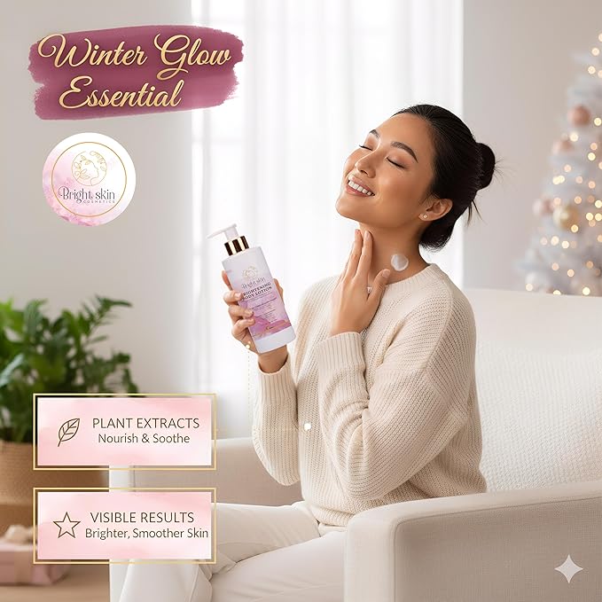 Brightening Body Lotion - 1 lbs, Repairing & Anti-Aging Moisturizer for Smooth, Brighter Complexion