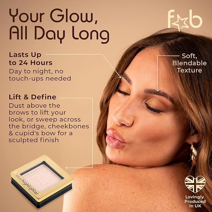 Lux Eyebrow Kit Refill Powder - Soft and Natural Eyebrow Definition for Brows Highlighter On-The-Go