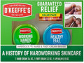 O'Keeffe's Giftbox Including Lip Repair with Cherry and Vitamin E Oil Stick, Working Hands Jar and Healthy Feet Jar, Gift Idea for Moms, Fathers, Caretakers, and More