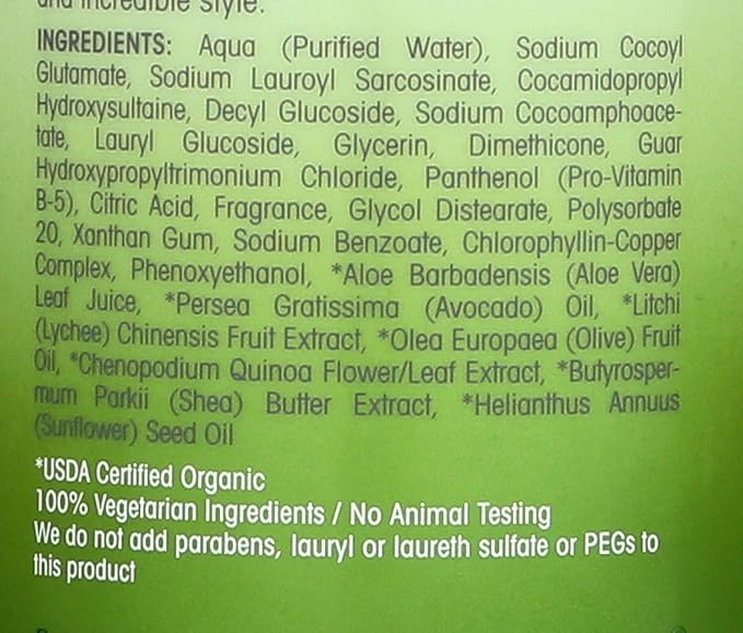 GIOVANNI 2chic Ultra-Moist Shampoo - Avocado & Olive Oil, Creamy Hydration Formula, Enriched with Aloe Vera, Shea Butter, Botanical Extracts, No Parabens, Color Safe - 24 oz