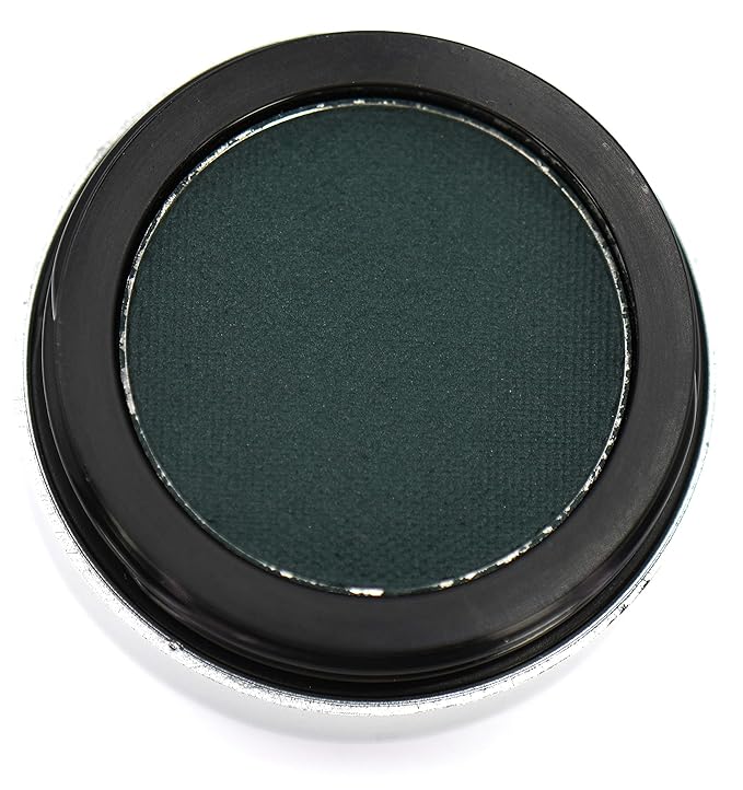 Pure Ziva Matte Forest Emerald Green Cake Eyeliner & Pressed Eyeshadow, Water Activated Powder; Gluten & Cruelty Free