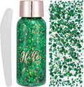 Mermaid Sequins Chunky Glitter Liquid Eyeshadow Glitter Body Gel Festival Glitter Cosmetic Face Hair Nails Makeup Long Lasting Sparkling 30g (#109 Christmas Green)