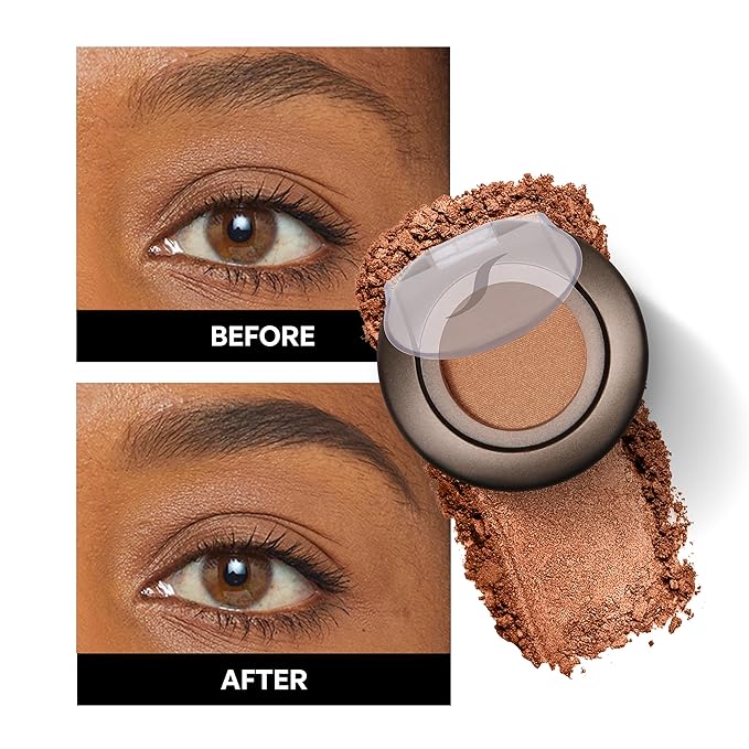 SORMÉ Smudge Proof Long Lasting Eye brow Powder for Women - Always Perfect Brows with Brush and 3 Shaping Eyebrow Stencils (Fine, Medium, Full) - Finest Color Pigment Eyebrow Filler - Dark Brown