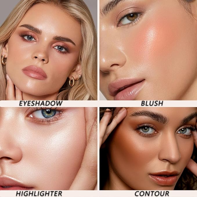 K'APEINE Brown Eyeshadow Palette, 23Colors Matte Shimmer Eyeshadow Nude Neutral Makeup Palette Smoky Eye Shadow Pallet with 1 Brush Highly Pigmented Waterproof Makeup Kit for Women Daily, Party