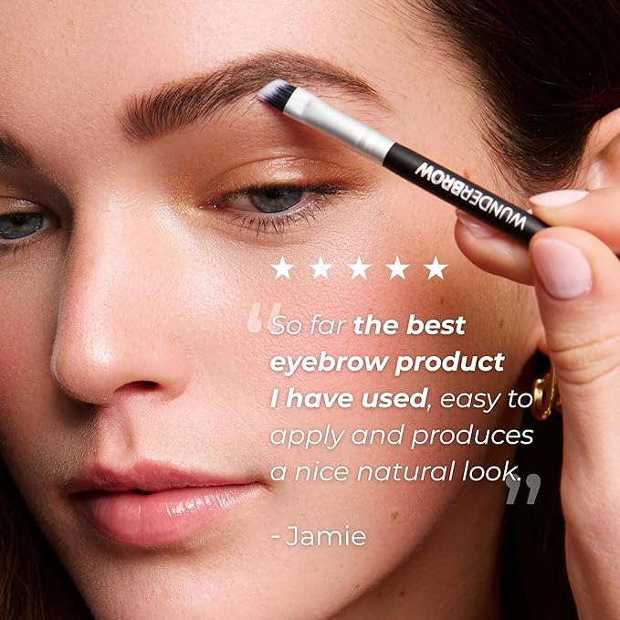 Soft Brow Define & Fill Powder Duo, Includes Dual ended Brush, Vegan and Cruelty Free (Brunette)