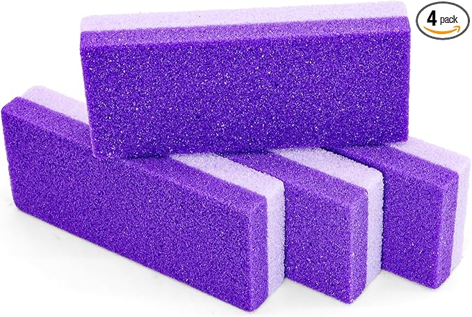 Pumice Stone for Feet 4 Pack Foot Pumice Stone Foot Pumice Stone for Dead Skin Double Sided Pedicure Tools for Feet Pumice Stone for Feet Callus Remover for Feet and Heels