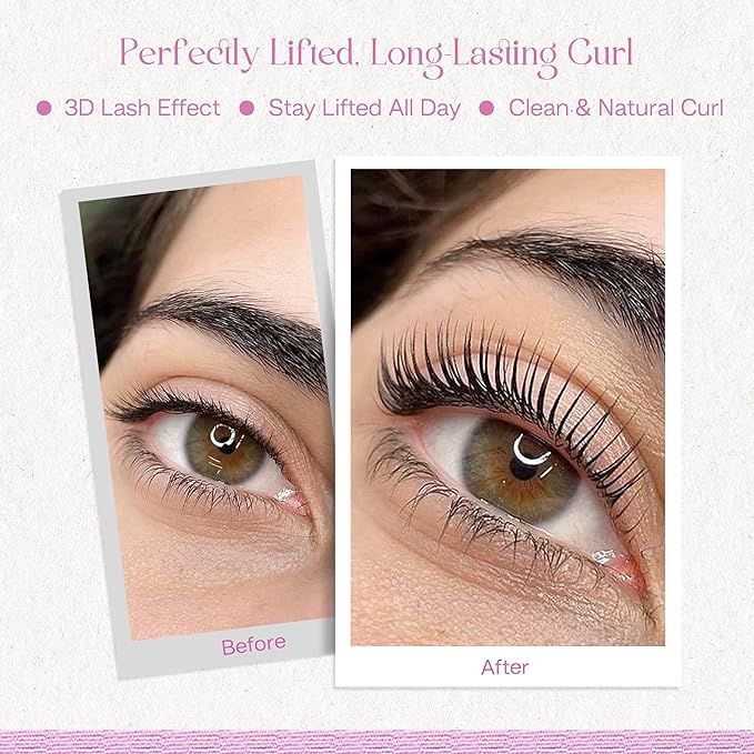 CALAILIS Lash Lift Glue Balm, Lash Lift Adhesive Strong Sticky for Perfect Eyelash Perm & Brow Lamination, Fruit Flavor Eyelash & Eyebrow Glue Balm (Strawberry, 5g)