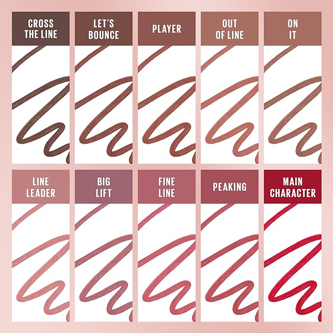 Maybelline Lifter Gloss and Lifter Liner Bundle, Lip Gloss and Lip Liner in Shades Moon and Big Lift, Pack of 2