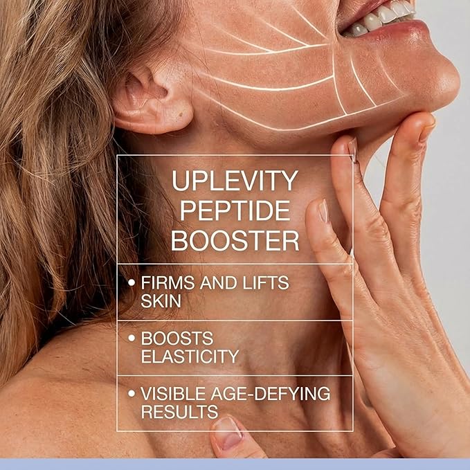 Skin Perfection Uplevity Anti-aging Tightening Peptide Serum Booster Firming Peptide Increase Elasticity Add To Any Moisturizer for Added Effectiveness Against Sagging Acetyl Tetrapeptide-2
