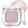 Dusty Pink Champagne Shimmer Eyeshadow Palette, Single Eye Shadow Palettes High Pigment Eyeshadow Brightener, Compact Pressed Powder Cream Eye Shadow for Older Women Makeup Sombra De Ojos