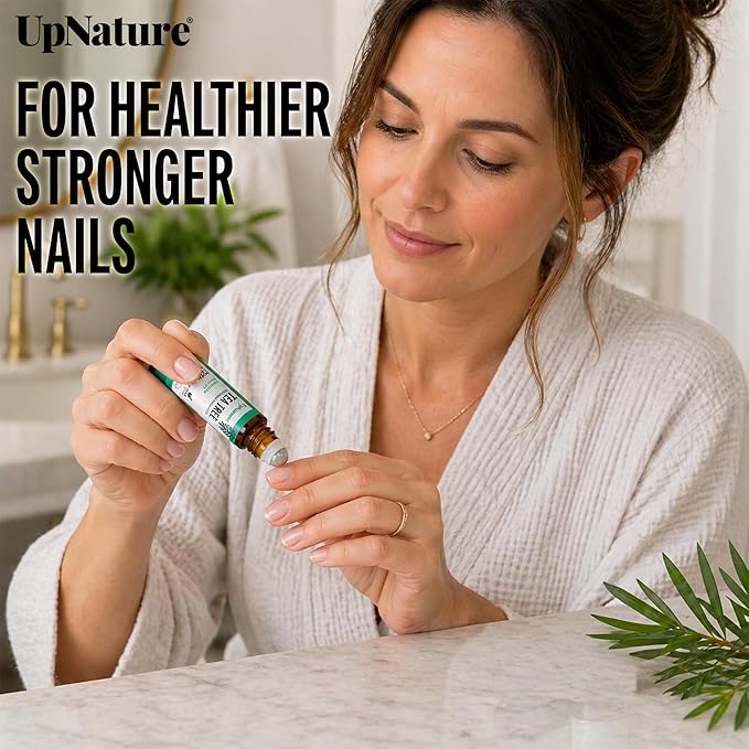 UpNature Tea Tree Essential Oil Roll On - 100% Natural Tea Tree Oil for Skin