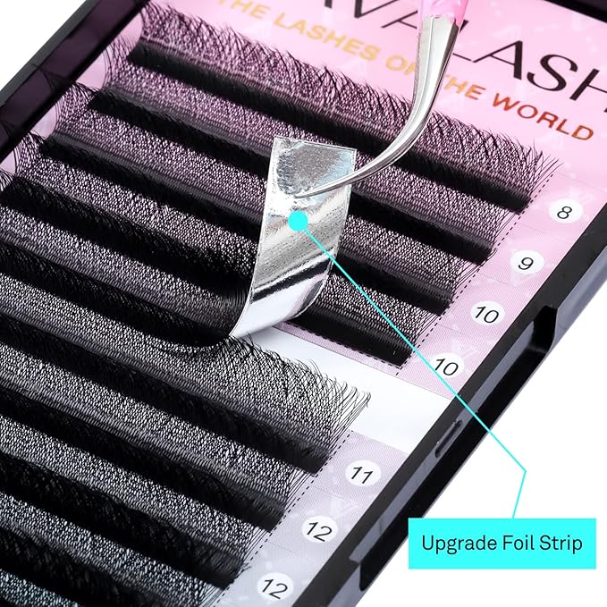 VAVALASH W-shaped Eyelash Extension 5D Premade Fans 0.07 C Curl Volume Lash Extensions Easy Fanning Lashes Matte Black Volume Premade W Lashes(W Shaped-5D-0.07-C-13mm）