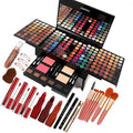 UNIFULL 190 Colors Makeup Pallet,Professional Makeup Kit for Women Full Kit,All in One Makeup Sets for Women&Beginner,include Eyeshadow,Lipstick,Compact Powder,Eyeliner,Concealer(004-Black)