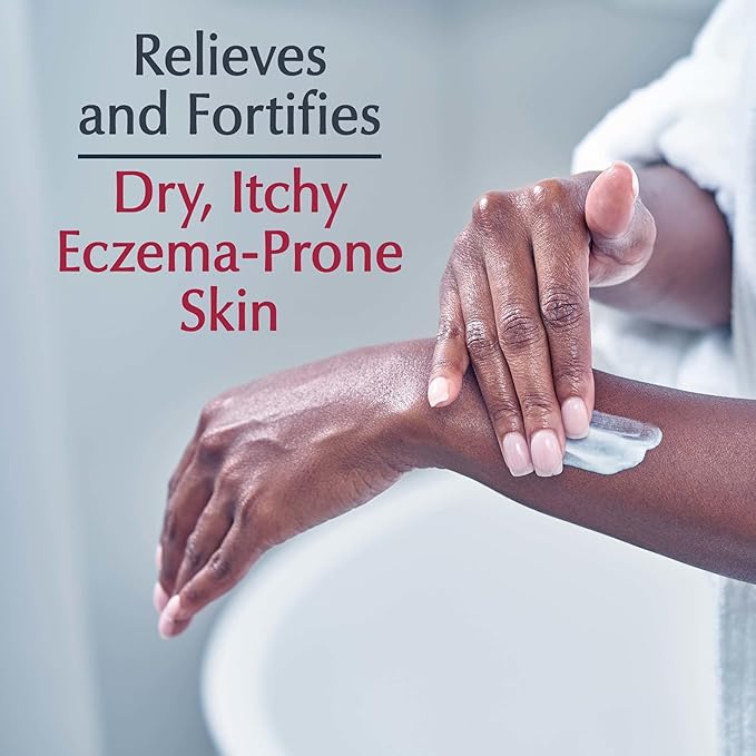 Eucerin Eczema Relief, Full Body Lotion, Moisturizing Eczema Cream with Colloidal Oatmeal (Skin Protectant) and Ceramide 3, 8 Oz Tube (Pack of 12)