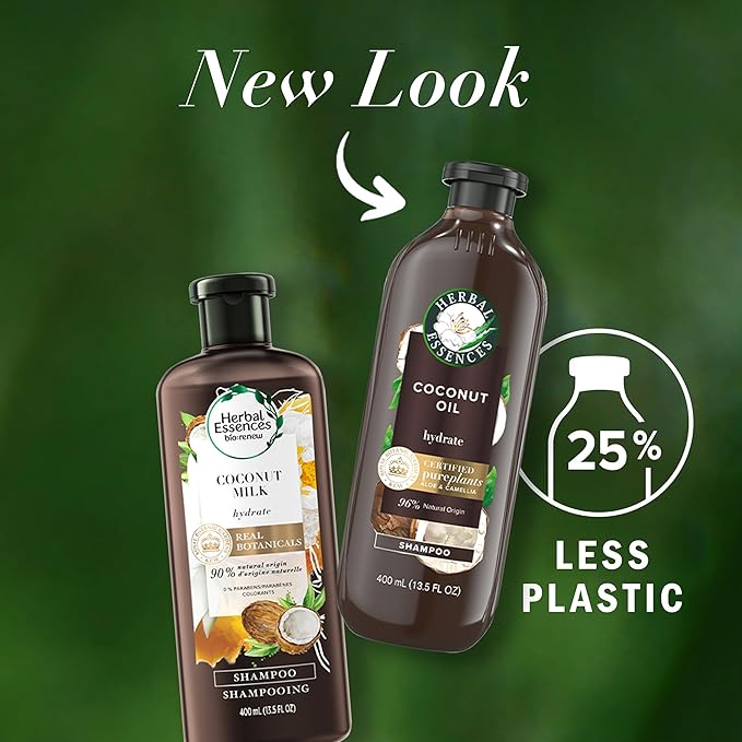 Herbal Essences Biorenew Coconut Milk Hydrate Shampoo, 13.5 Fl Oz,Pack of 6