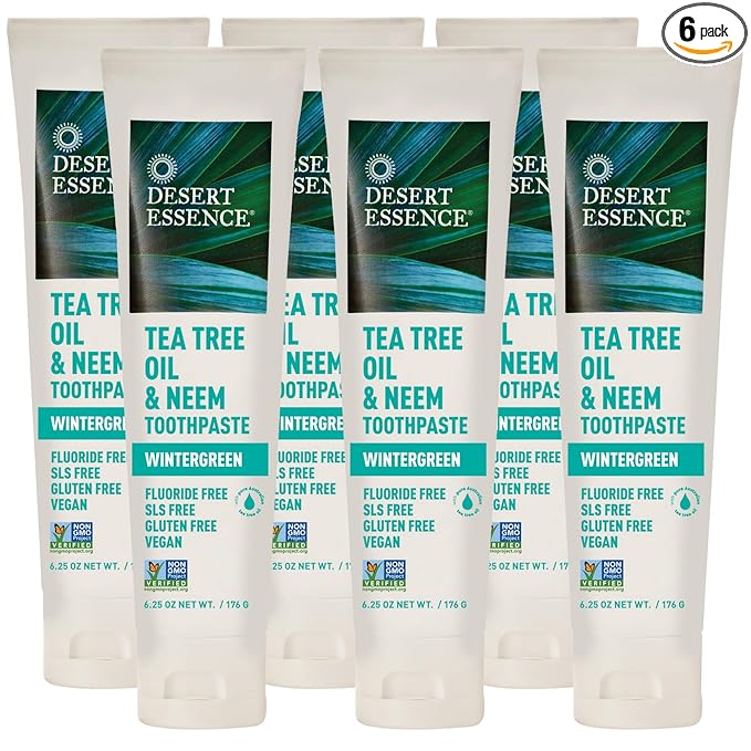 Tea Tree Oil & Neem Wintergreen Toothpaste (6pk)