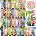 VESPRO 70 Pack Hand Cream Set, Mothers Day Gifts, Bulk Hand Lotion Travel Size for Dry Cracked Hands, Mini Hand Lotion for Bridal Shower Gifts and Teacher Appreciation Gifts and Nurses Week Gifts