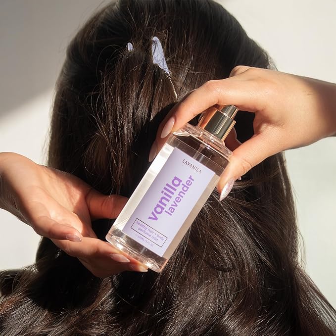 Lavanila Vanilla Lavender Hair & Body Mist for Women, 5 Oz – Calming Vanilla Body Spray, Hair Perfume & Fragrance with Madagascar Vanilla – Lightweight Women’s Fragrance for Hair & Skin