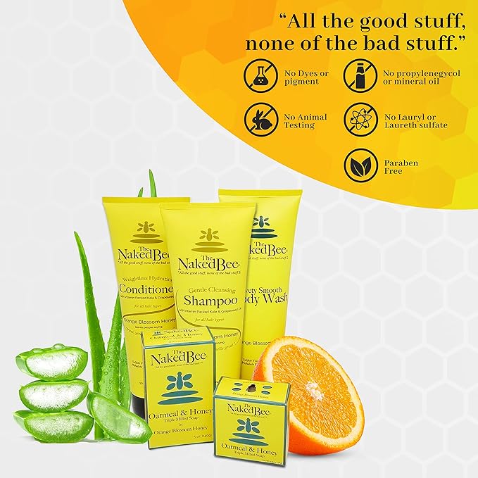 The Naked Bee Coconut & Honey Moisturizing Hand & Body Lotion, 6.7 Oz - 2 Pack