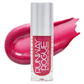 Runway Rogue Loaded Lip Oil, Hydrating and Plumping Lip Shimmer Oil with Tri-Peptide Formula, Juicy Berry Fuchsia Shimmer, ‘Private Screening’