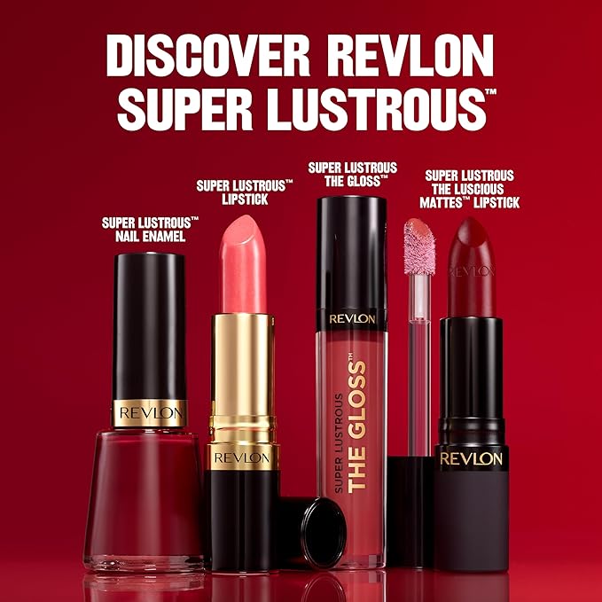 Revlon Super Lustrous Lip Gloss, Non-Sticky, Hydrating, High Shine Finish, 270 Indulge In It, 0.13 oz