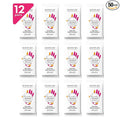 Bodipure Keratin Hand Mask Gloves for Dry Cracked Hands – Deep Moisturizing Cuticle Repair Treatment – Professional Spa Hydrating Gloves for Soft Hands & Nails – 12 Pair Pack