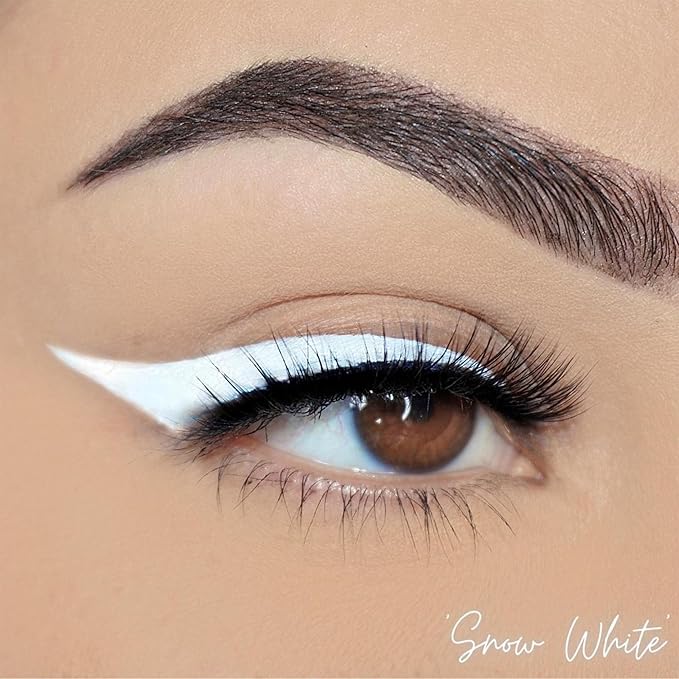 L.A. COLORS Mark & Line Felt Tip Eyeliner, Snow White CLE829 (Pack of 2)